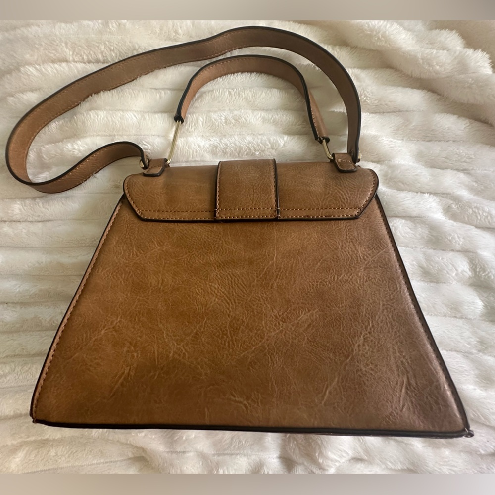 Brown and Red Chevron Women's Bag - Picture 2 of 5